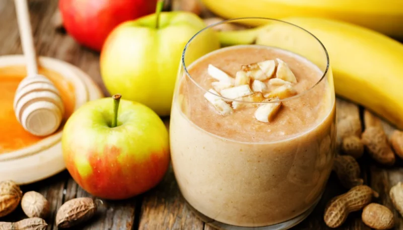 Smoothie pomme et banane