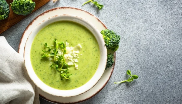 Soupe de brocoli et fromage