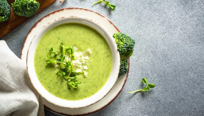 Soupe de brocoli et fromage