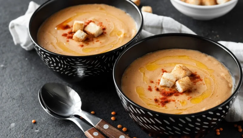Soupe de lentilles facile