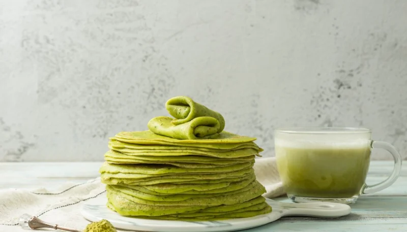 Crêpes matcha