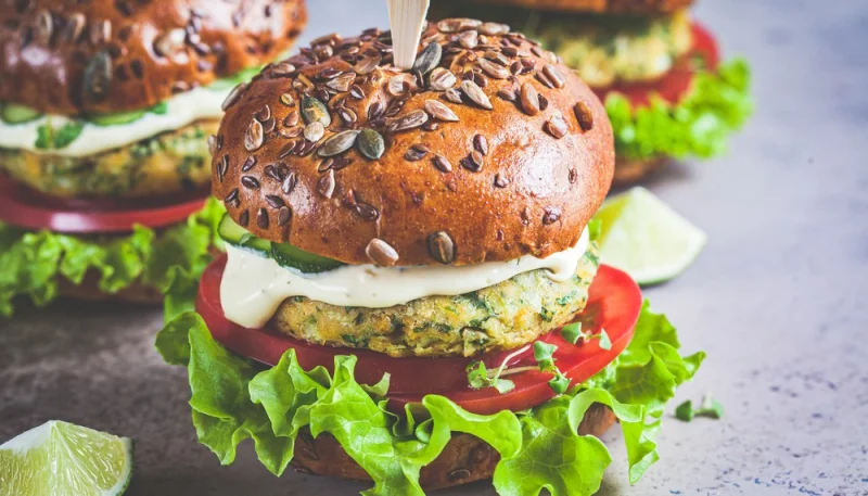 Burger végétarien maison