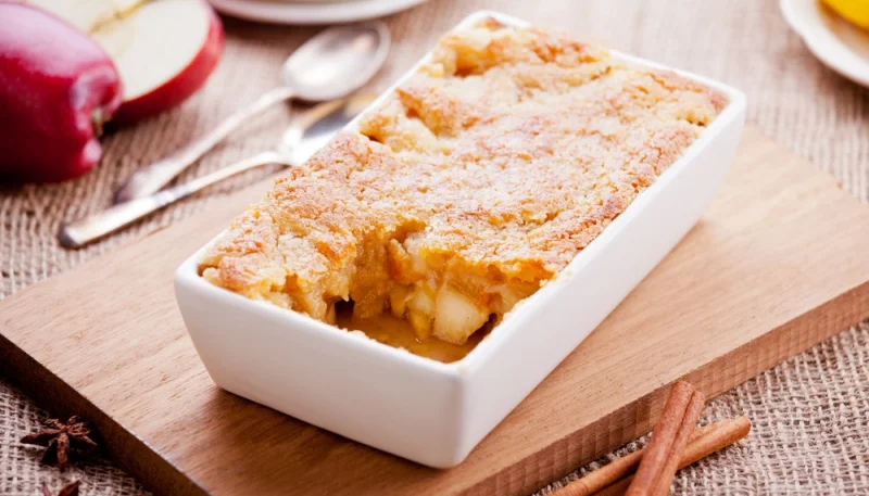 Crumble aux pommes et cannelle