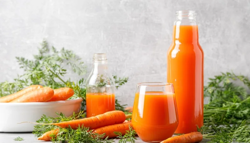 Jus de carotte et gingembre