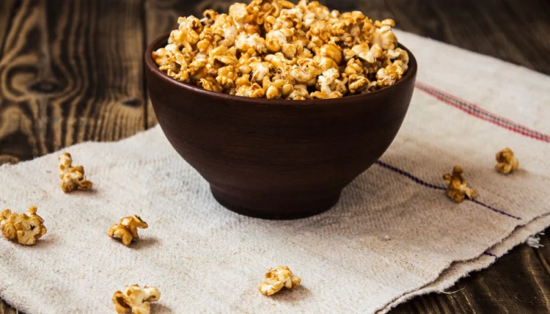 Pop-corn au caramel maison