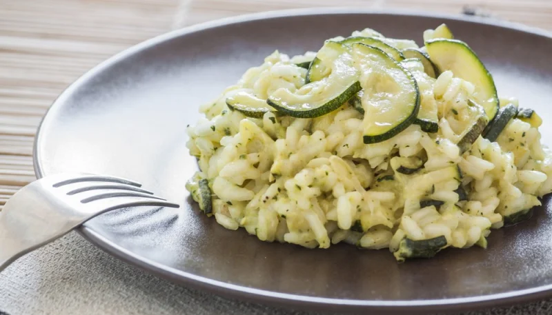 Risotto aux courgettes et au parmesan
