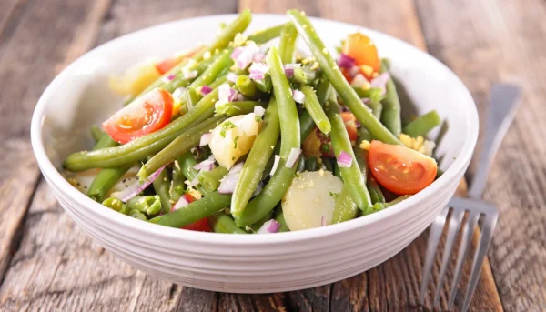 Salade de haricots verts et de pommes de terre