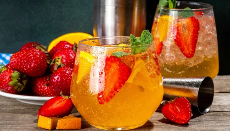 Sangria blanche sans alcool