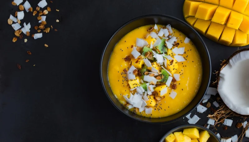 Bol de smoothie tropical