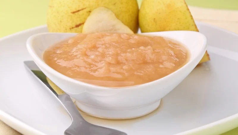 Compote de poires à la vanille