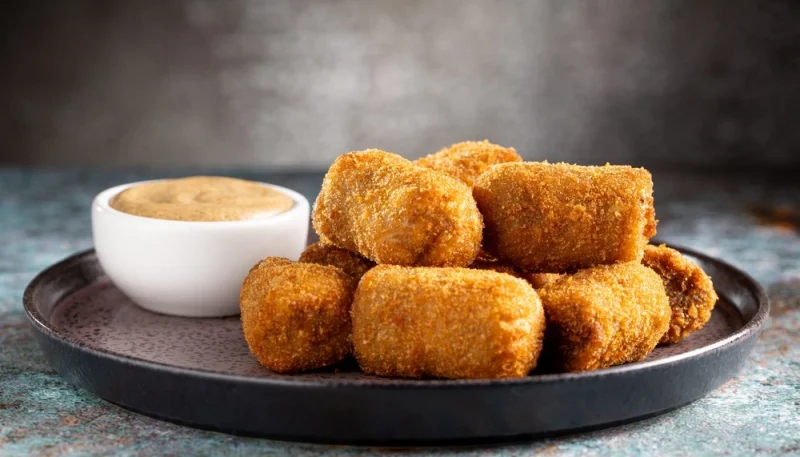 Croquettes de purée et de poulet