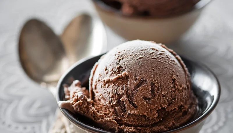Gelato au chocolat
