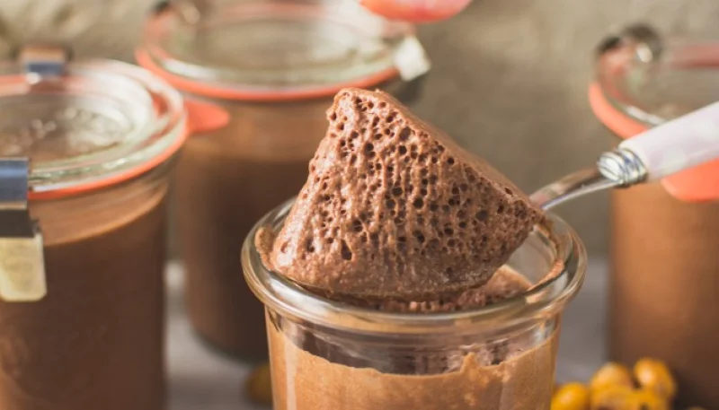 Mousse au chocolat à l’aquafaba