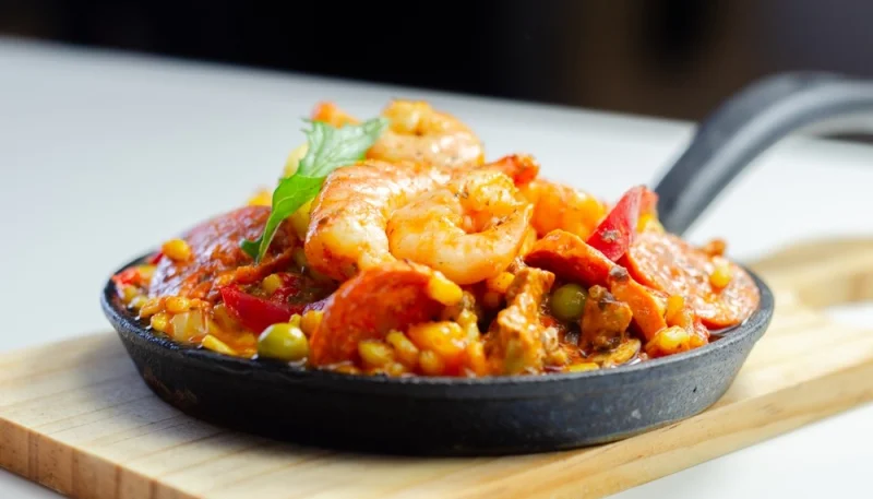 Paëlla traditionnelle espagnole