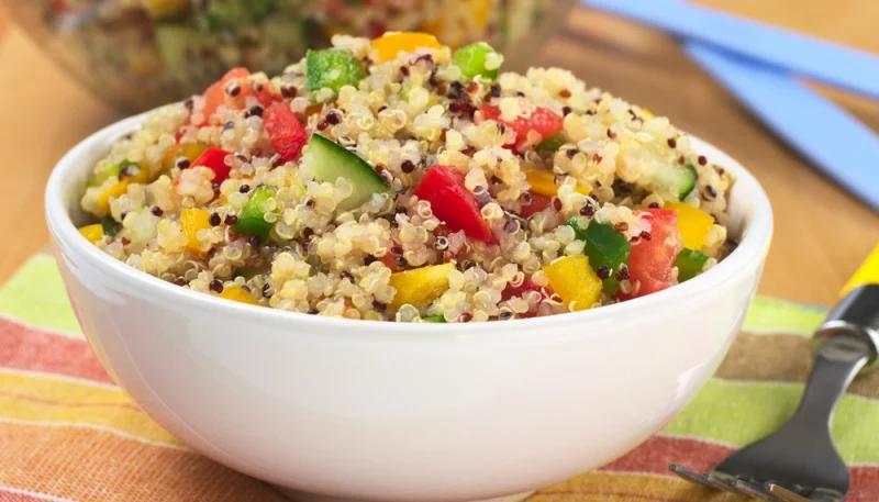 Quinoa aux légumes méditerranéens