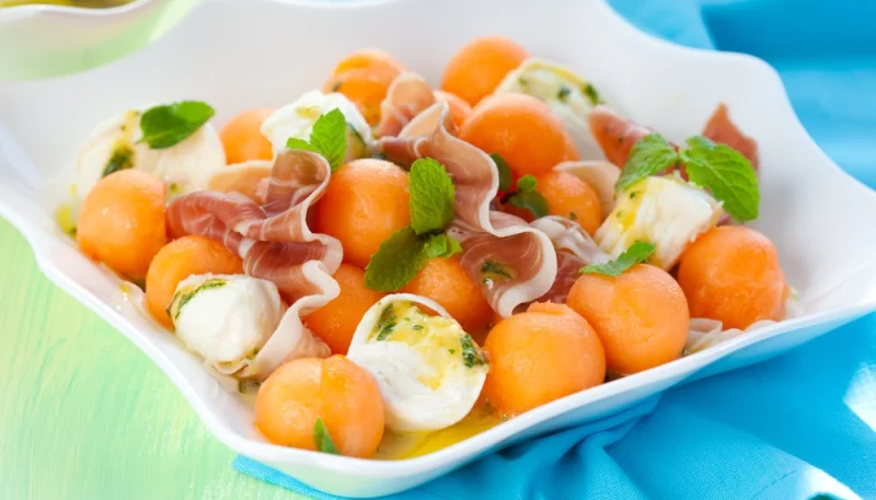 Salade de melon et jambon serrano