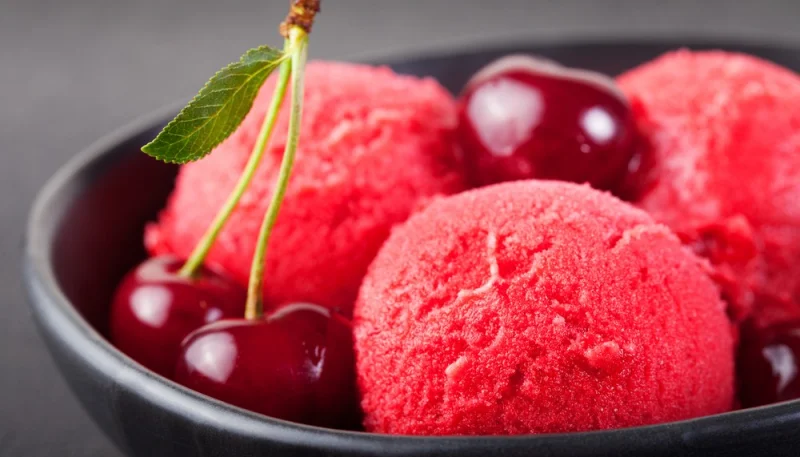 Sorbet aux cerises