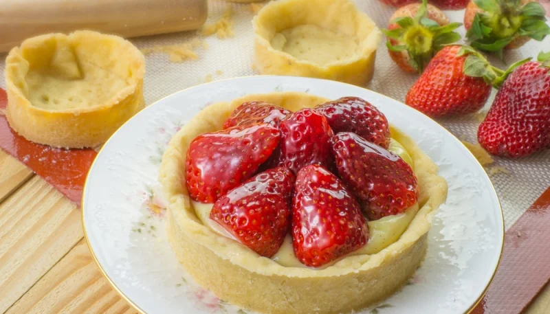Tartelettes aux fraises et crème pâtissière