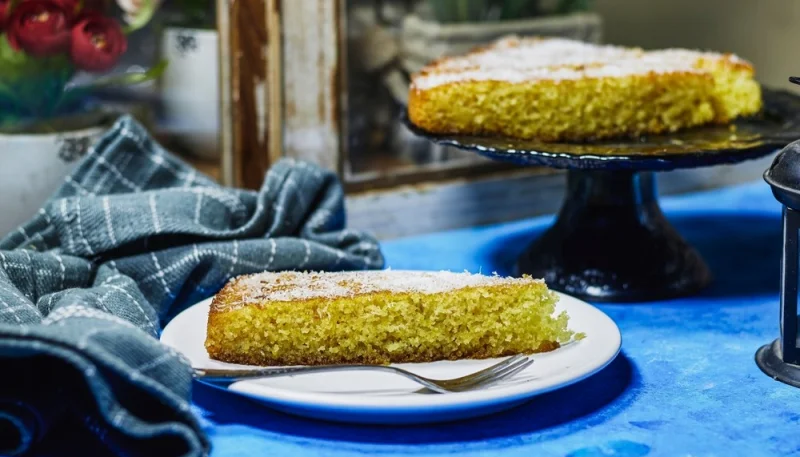 Basboussa à la noix de coco