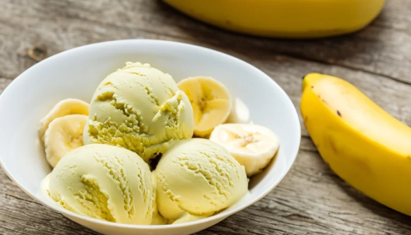 Glace à la banane maison