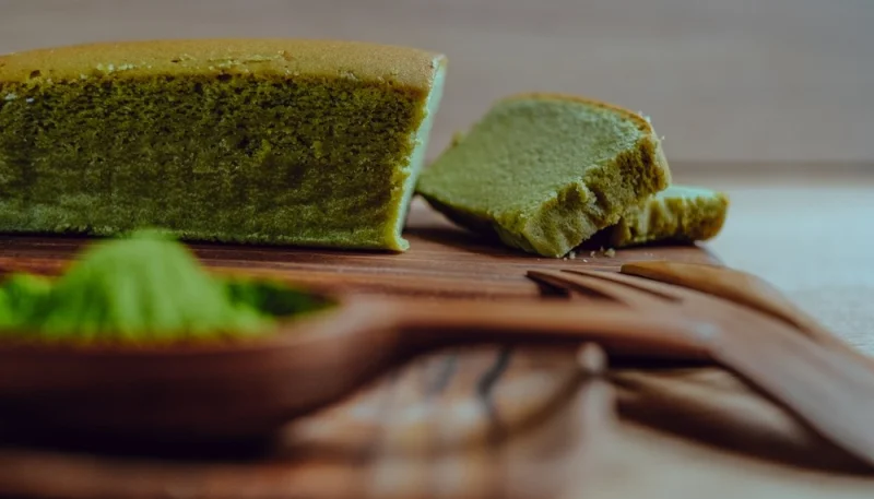 Matcha cake au gingembre