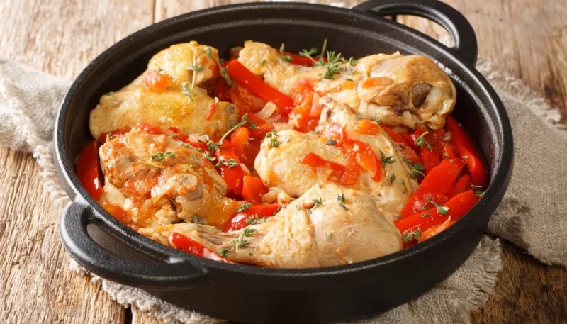 Poulet basquaise rapide