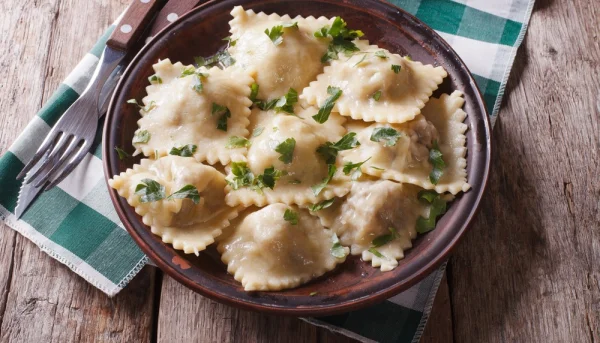 Raviolis maison au fromage