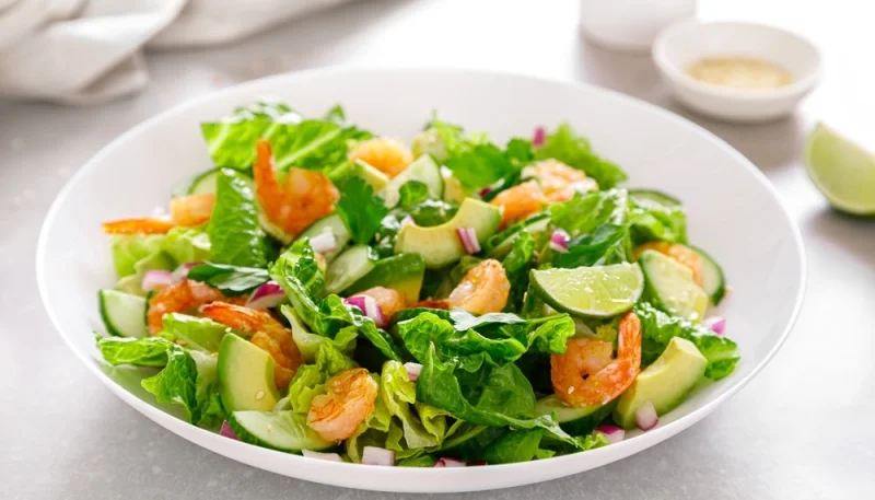 Salade de crevettes à l'avocat