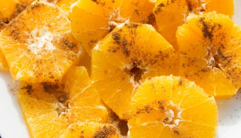 Salade d'oranges à la cannelle