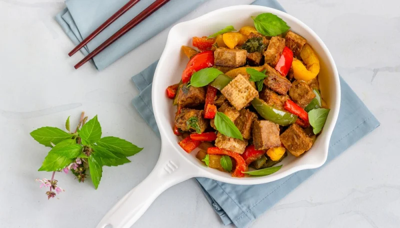 Tofu sauté aux légumes