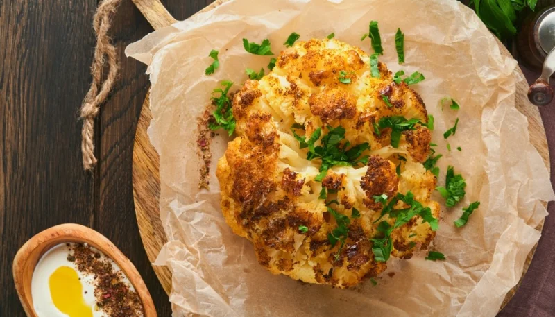 Chou-fleur rôti au four