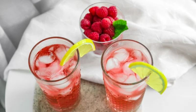 Citronnade à la framboise