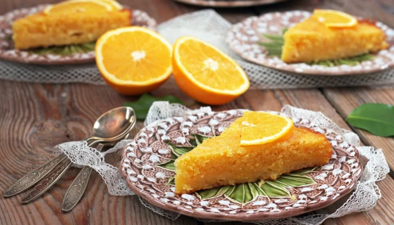 Gâteau de polenta à l’orange
