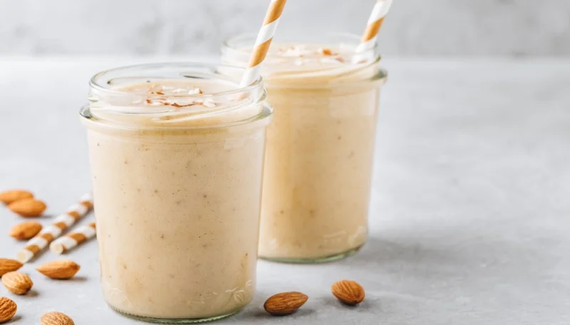 Lait d'amande maison à la vanille