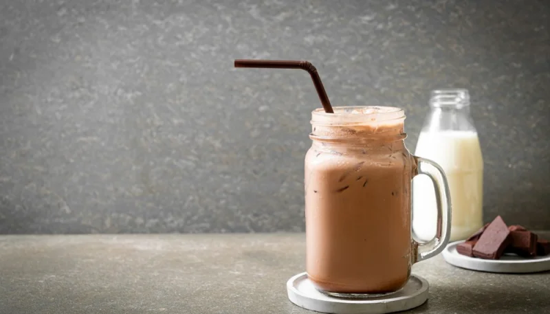 Lait frappé au chocolat