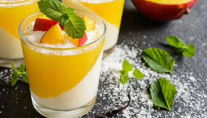 Panna cotta exotique