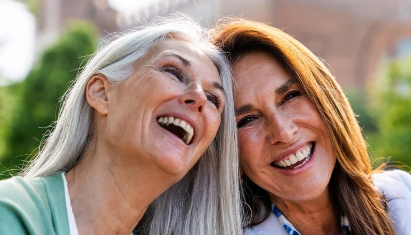 Saine et heureuse pendant la ménopause