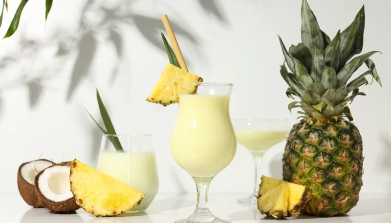 Smoothie coco et ananas