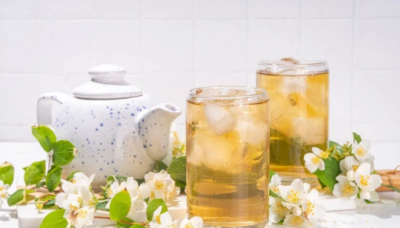 Thé glacé au jasmin