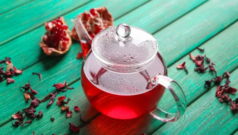 Thé vert à la grenade