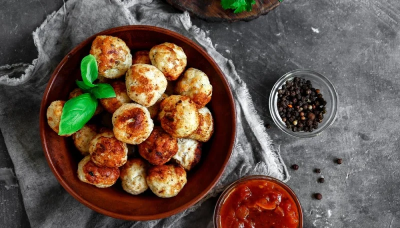 Boulettes de poulet au gingembre