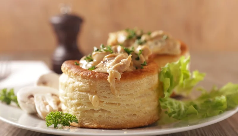 Vol-au-vent au poulet