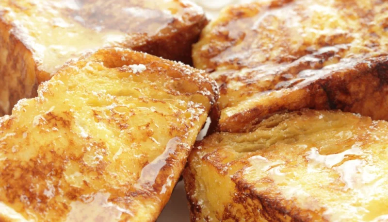 Pain perdu brioché caramélisé