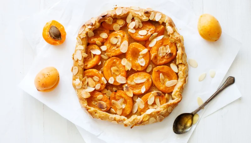 Tarte aux abricots et amandes