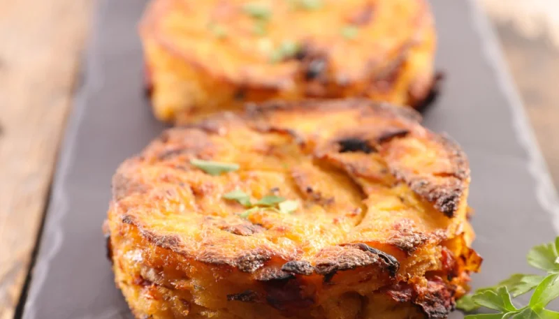 Galettes de patates douces au four