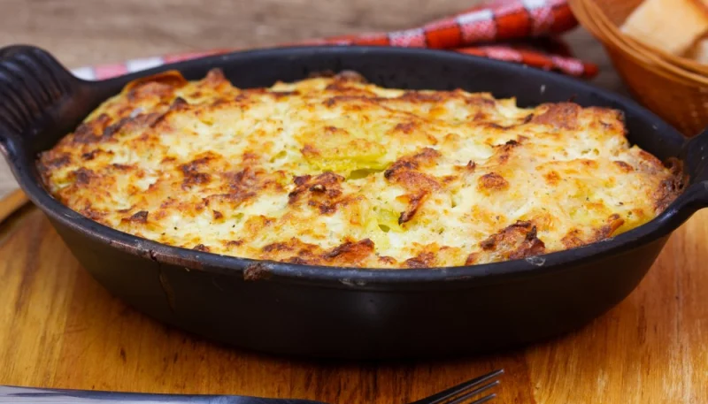 Brandade de morue gratinée