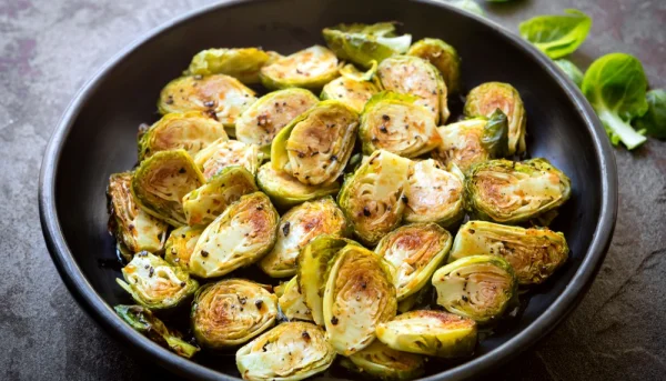 Choux de Bruxelles rôtis au miel