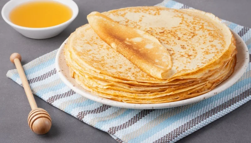 Crêpes légères à la fleur d’oranger