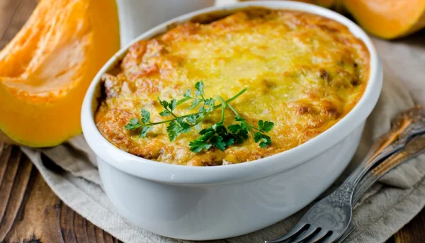 Gratin à la citrouille au fromage
