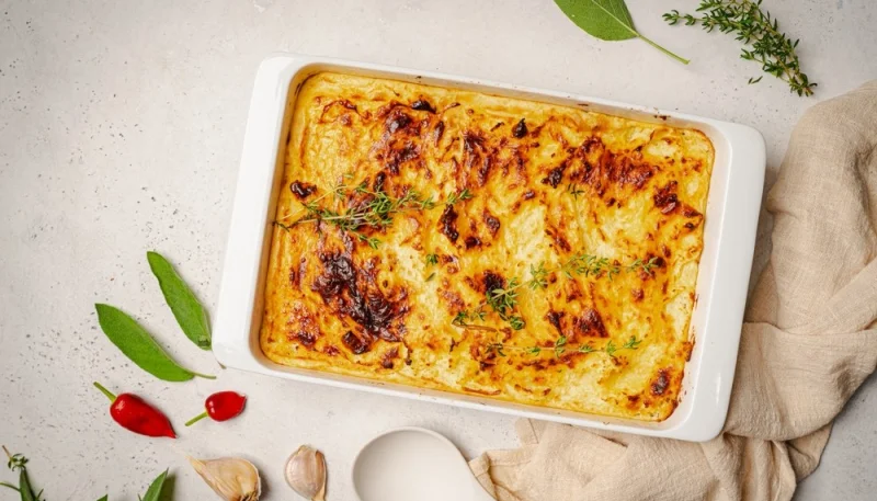 Gratin de salsifis au comté